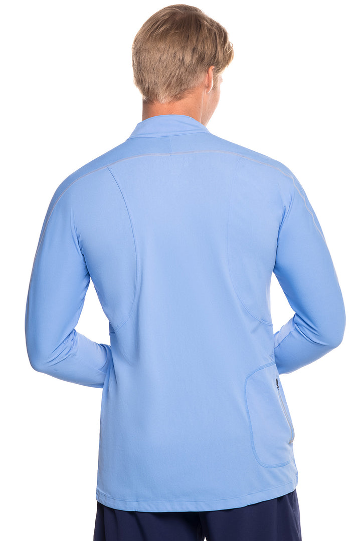 Men's Menorca Long Sleeve Water Jacket | Surf Blue