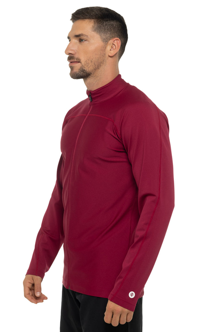 Men's Menorca Long Sleeve Water Jacket | Red Crush