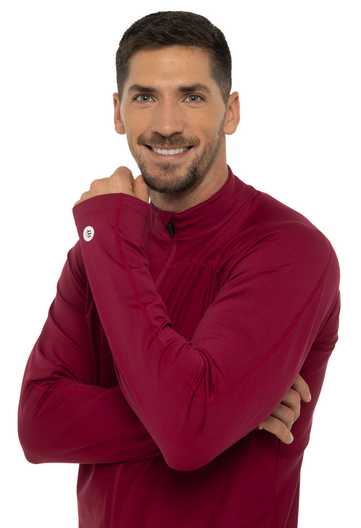 Men's Menorca Long Sleeve Water Jacket | Red Crush