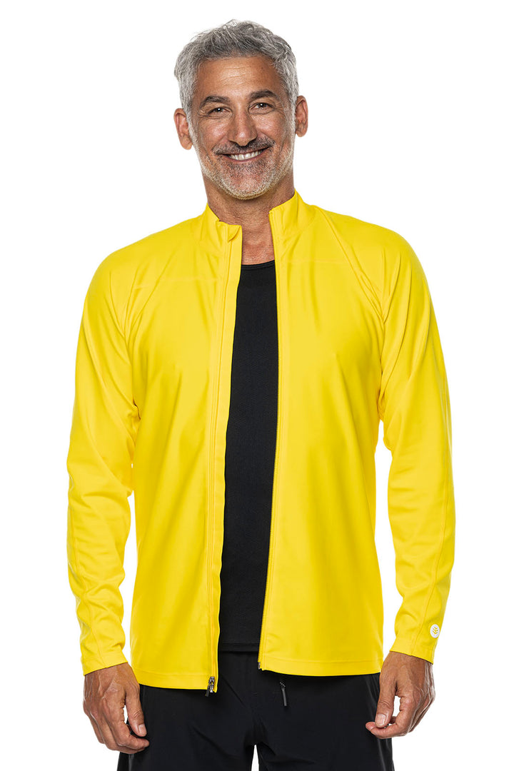 Men's Menorca Long Sleeve Water Jacket | Bold Yellow