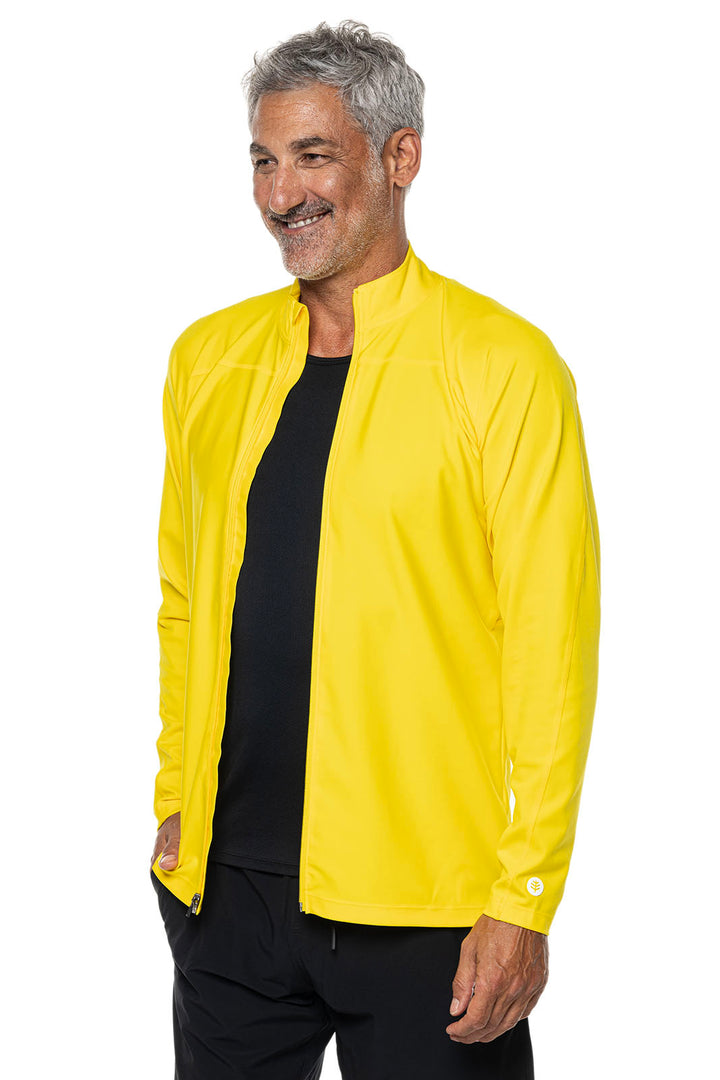 Men's Menorca Long Sleeve Water Jacket | Bold Yellow