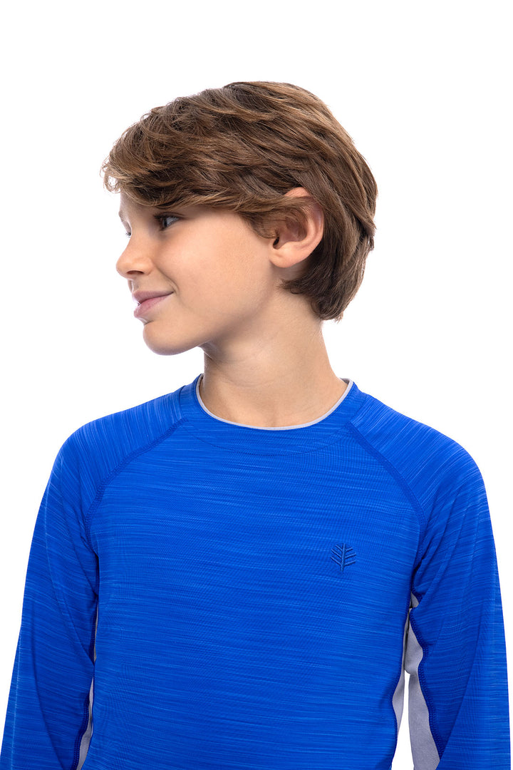 Boy's Ultimate Long Sleeve Rash Guard | Cobalt Line