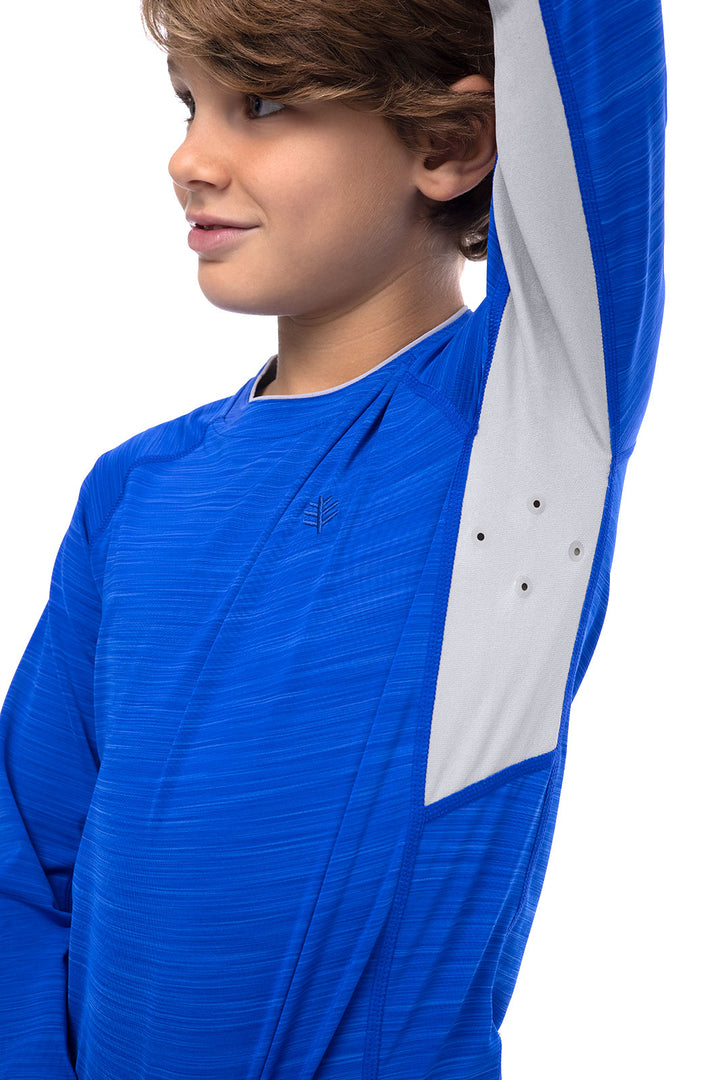 Boy's Ultimate Long Sleeve Rash Guard | Cobalt Line