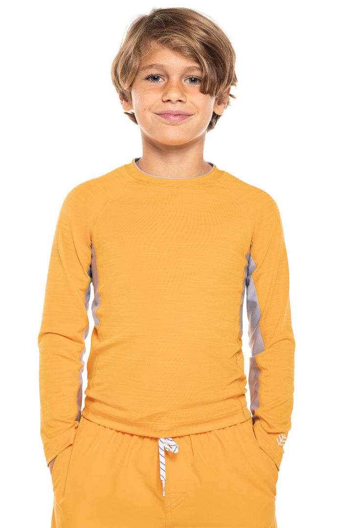 Boy's Ultimate Long Sleeve Rash Guard | Apricot Crush Line