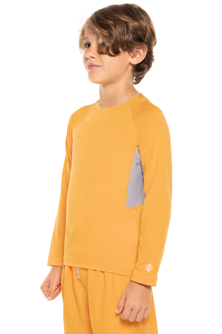 Boy's Ultimate Long Sleeve Rash Guard | Apricot Crush Line