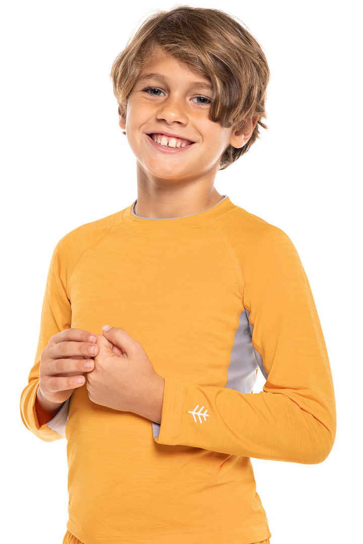 Boy's Ultimate Long Sleeve Rash Guard | Apricot Crush Line