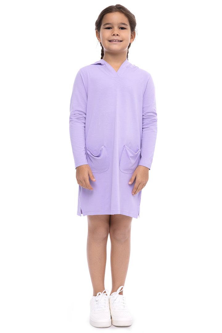 Girl's Catalina Beach Cover-Up Dress | Soph Lilac