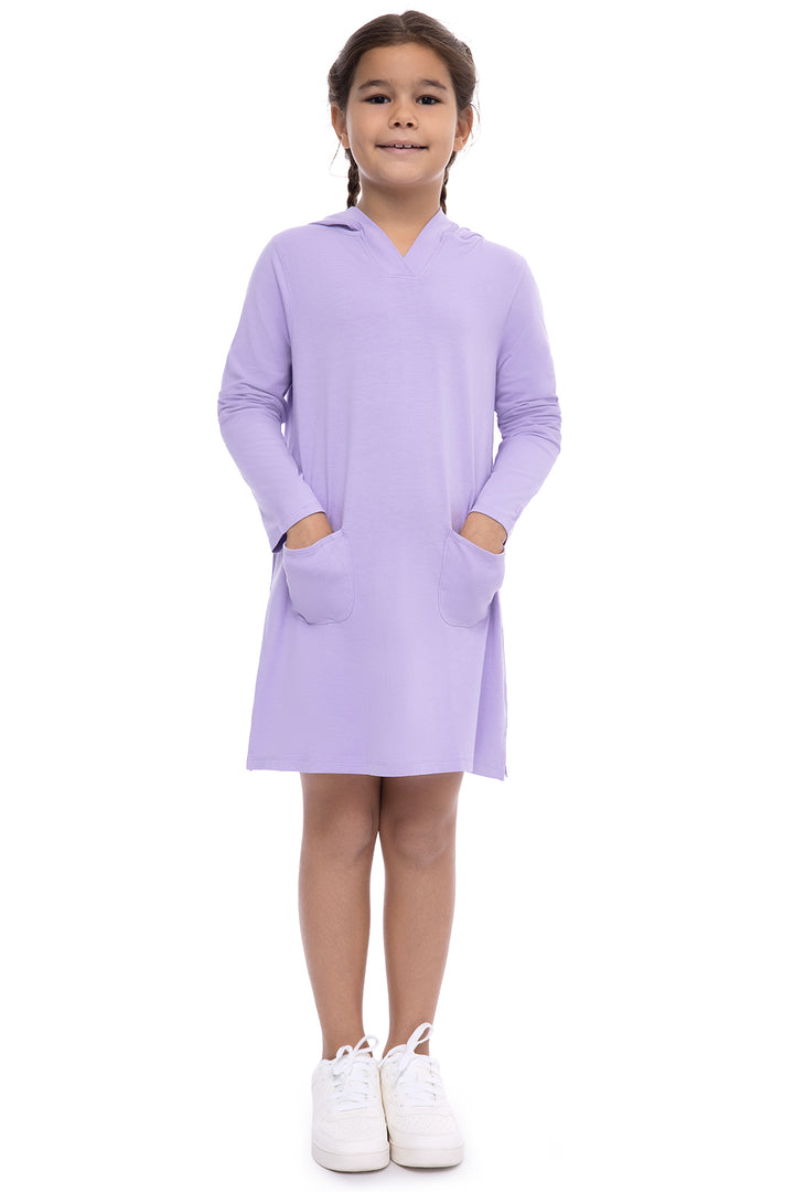 Girl's Catalina Beach Cover-Up Dress | Soph Lilac