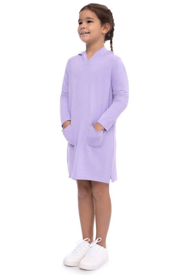 Girl's Catalina Beach Cover-Up Dress | Soph Lilac