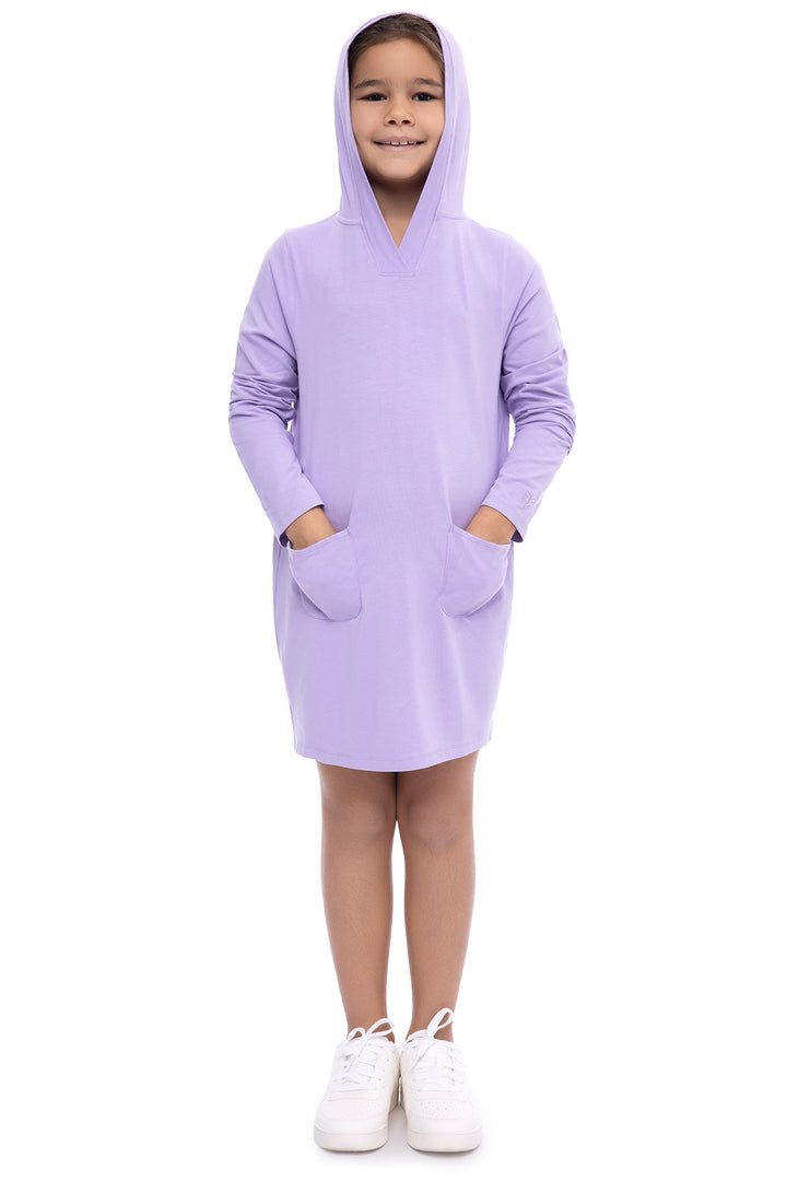 Girl's Catalina Beach Cover-Up Dress | Soph Lilac