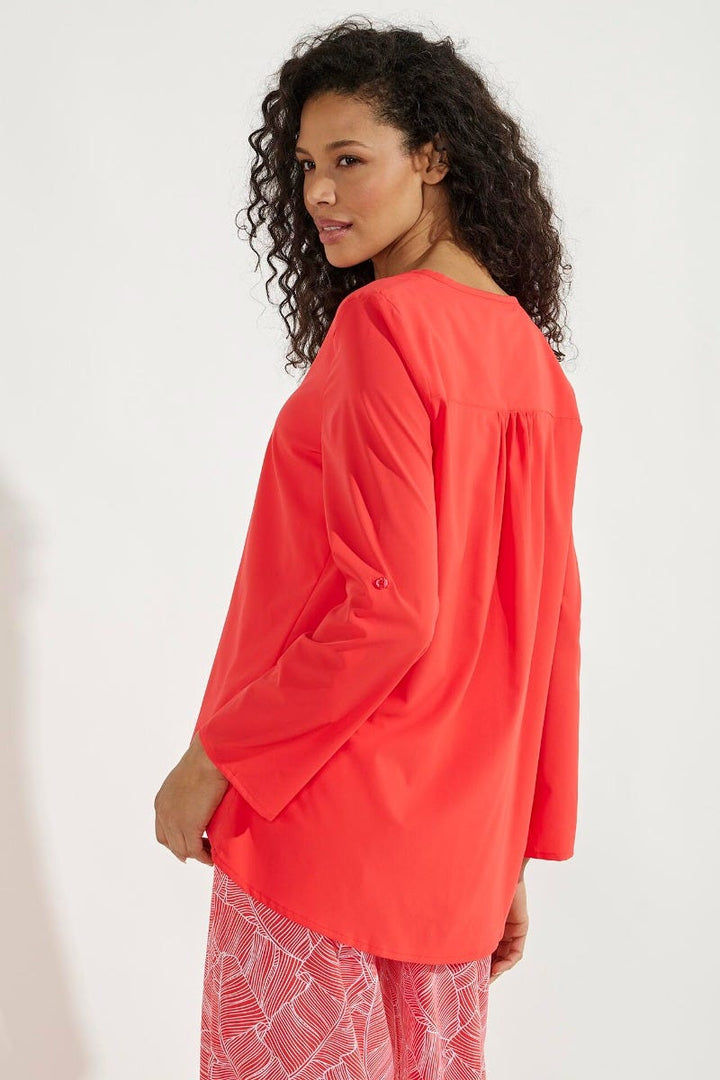 Women's Santa Barbara Tunic Top | Radiant Red