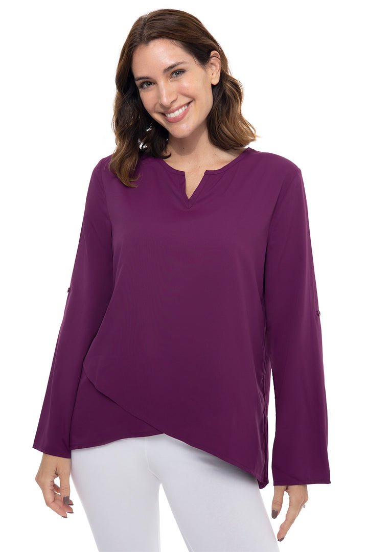 Women's Santa Barbara Tunic Top | Rich Plum