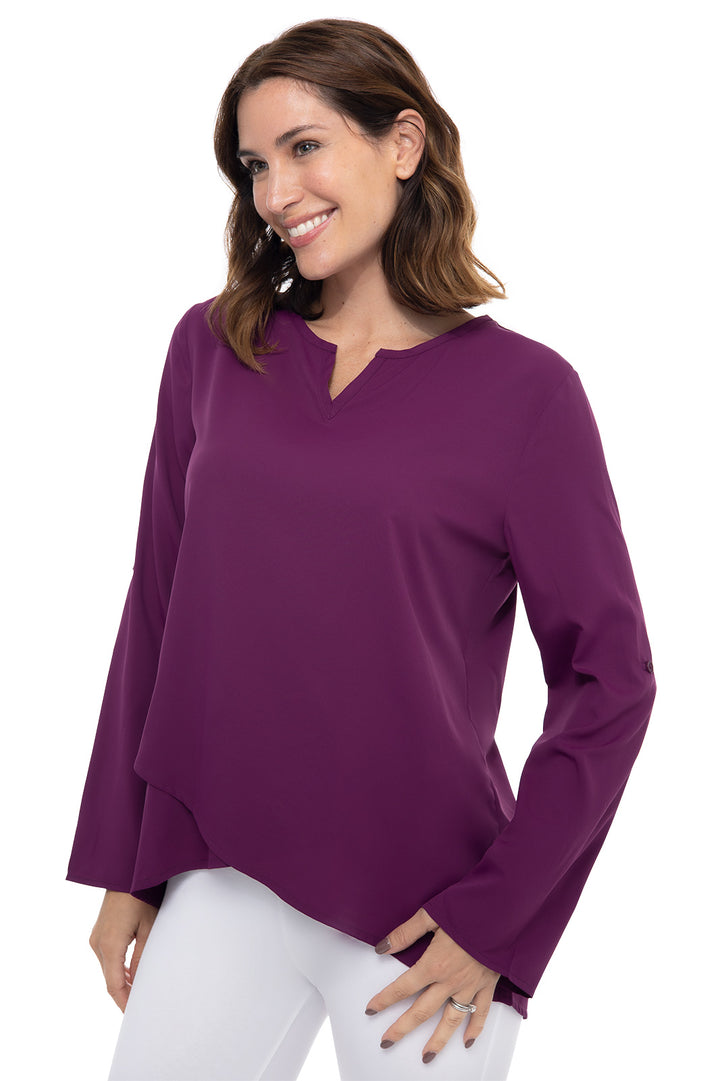 Women's Santa Barbara Tunic Top | Rich Plum