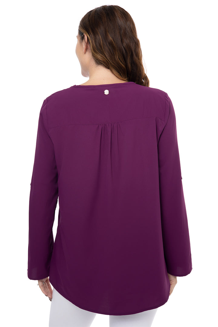 Women's Santa Barbara Tunic Top | Rich Plum