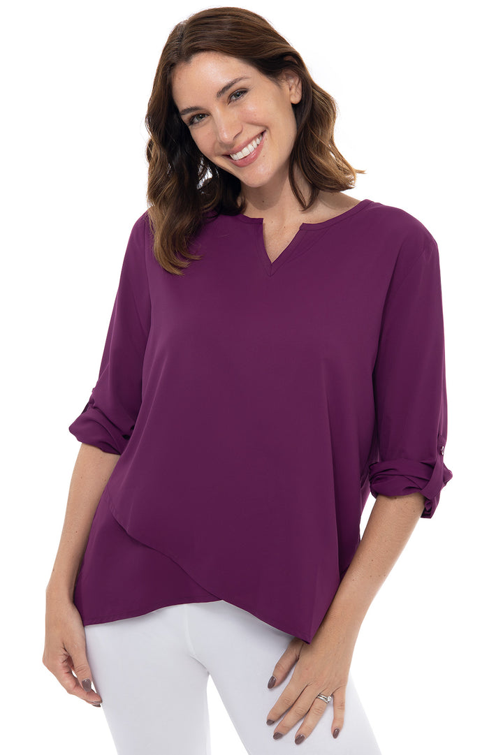 Women's Santa Barbara Tunic Top | Rich Plum