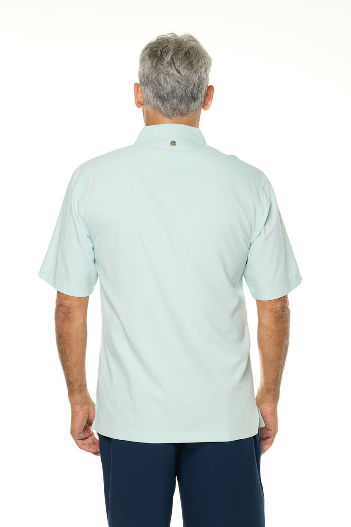 Men's Safari Camp Shirt | Misty Aqua