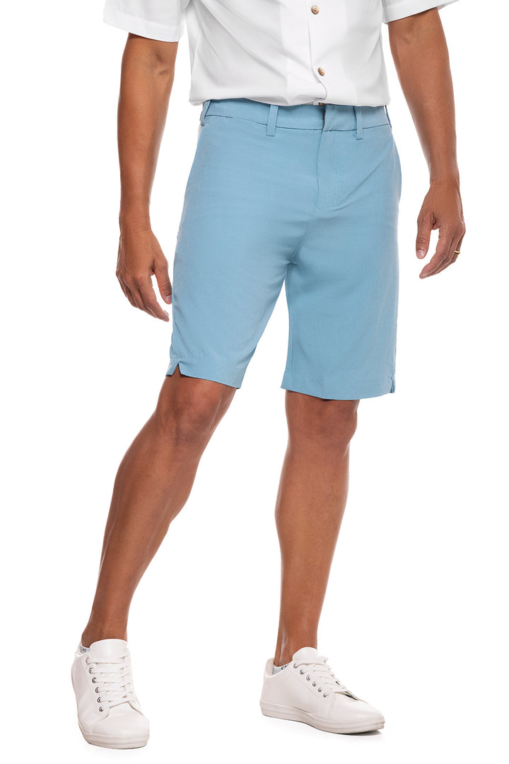 Men's Trek Hybrid Shorts | Marine Green Heather