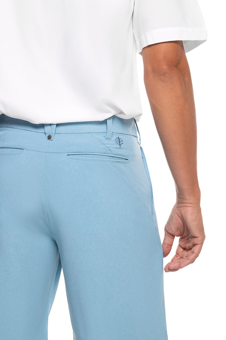 Men's Trek Hybrid Shorts | Marine Green Heather