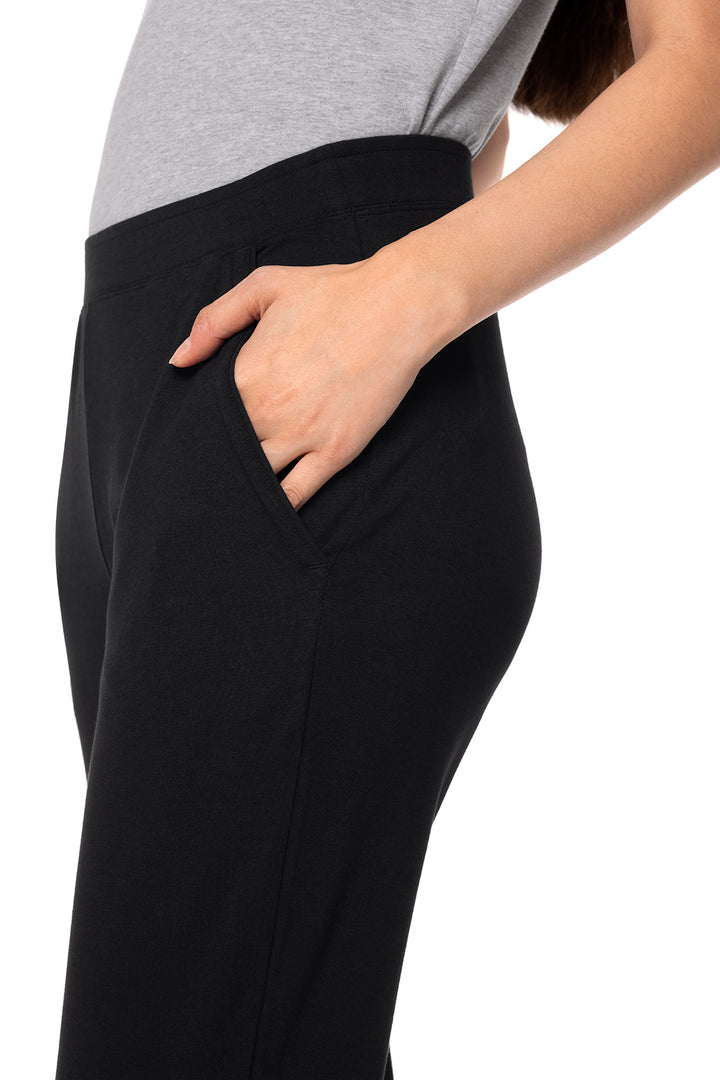 Women's Cafe Ruche Pants | Black