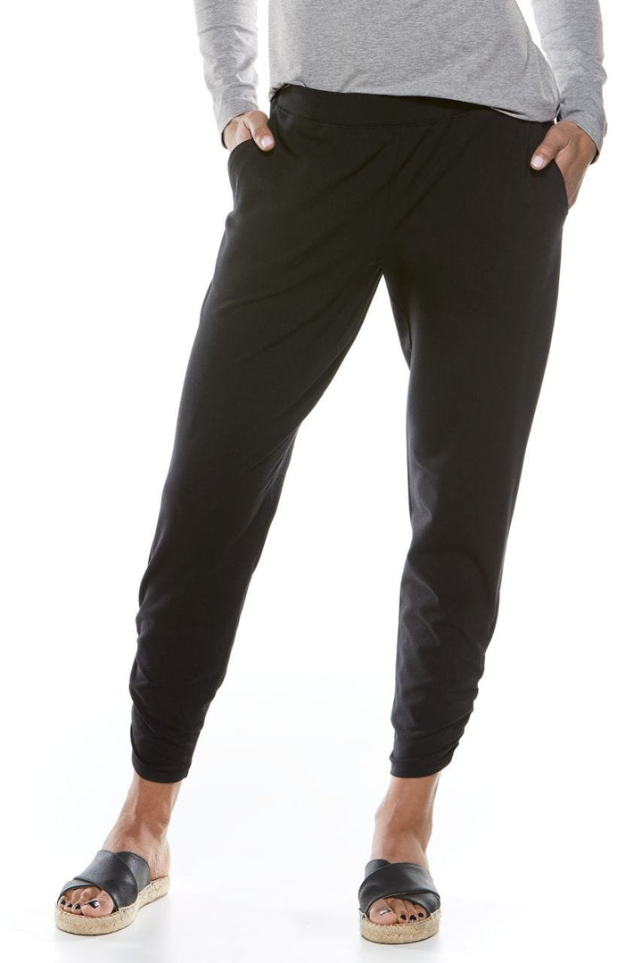 Women's Cafe Ruche Pants | Black