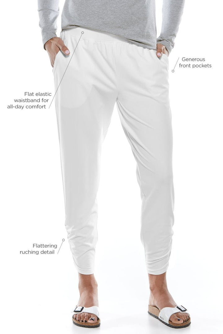 Women's Cafe Ruche Pants | White