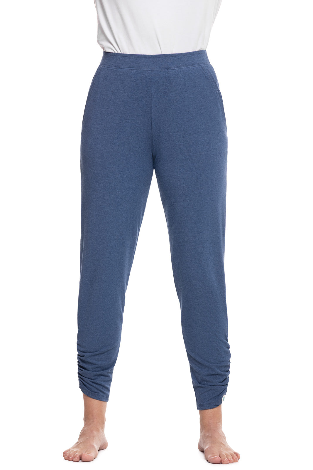 Women's Cafe Ruche Pants | Denim Blue Heather