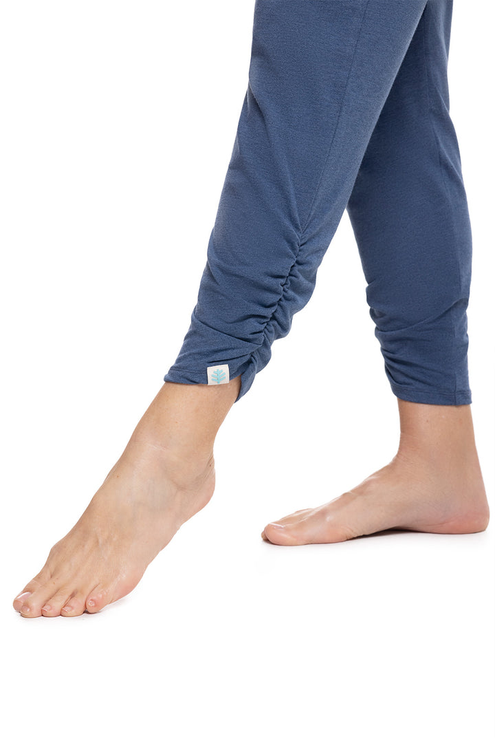 Women's Cafe Ruche Pants | Denim Blue Heather