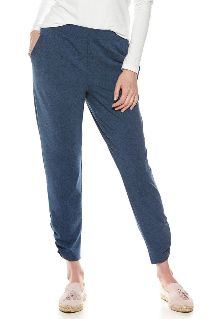 Women's Cafe Ruche Pants | Denim Blue Heather