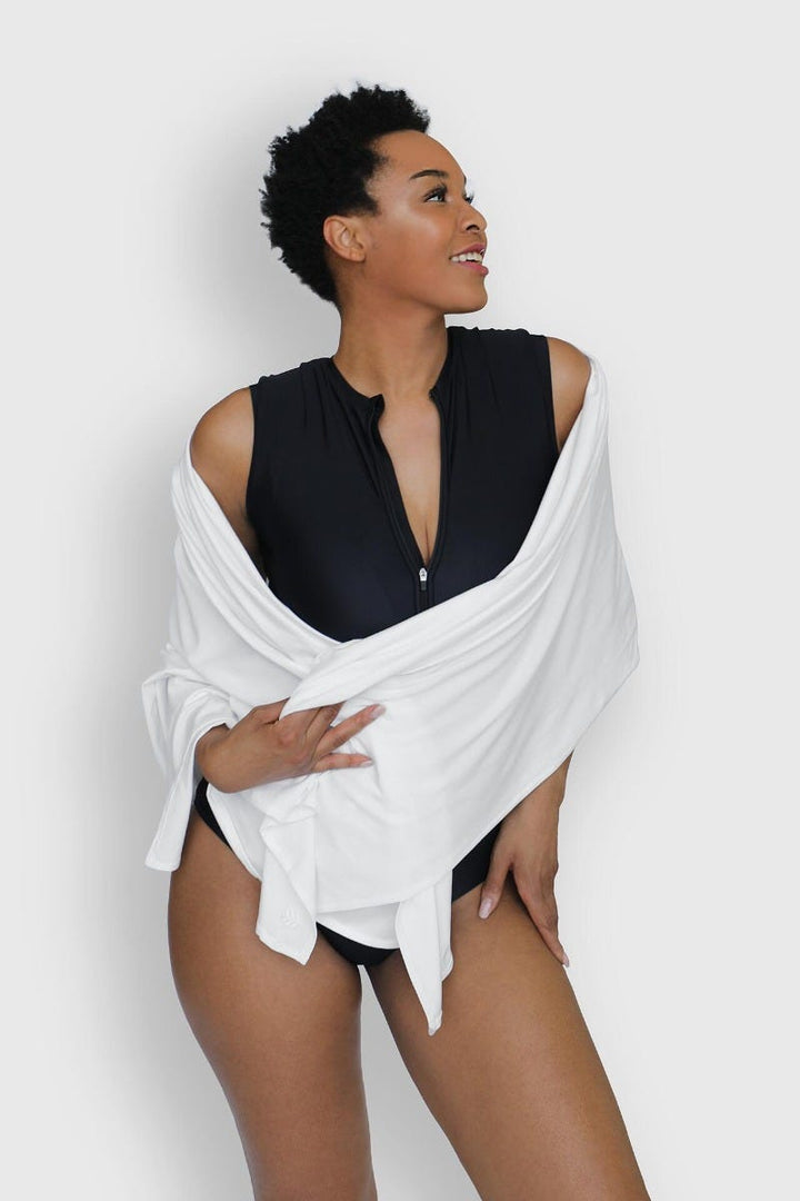 Women's Sanibel Everyday Beach Shawl | White