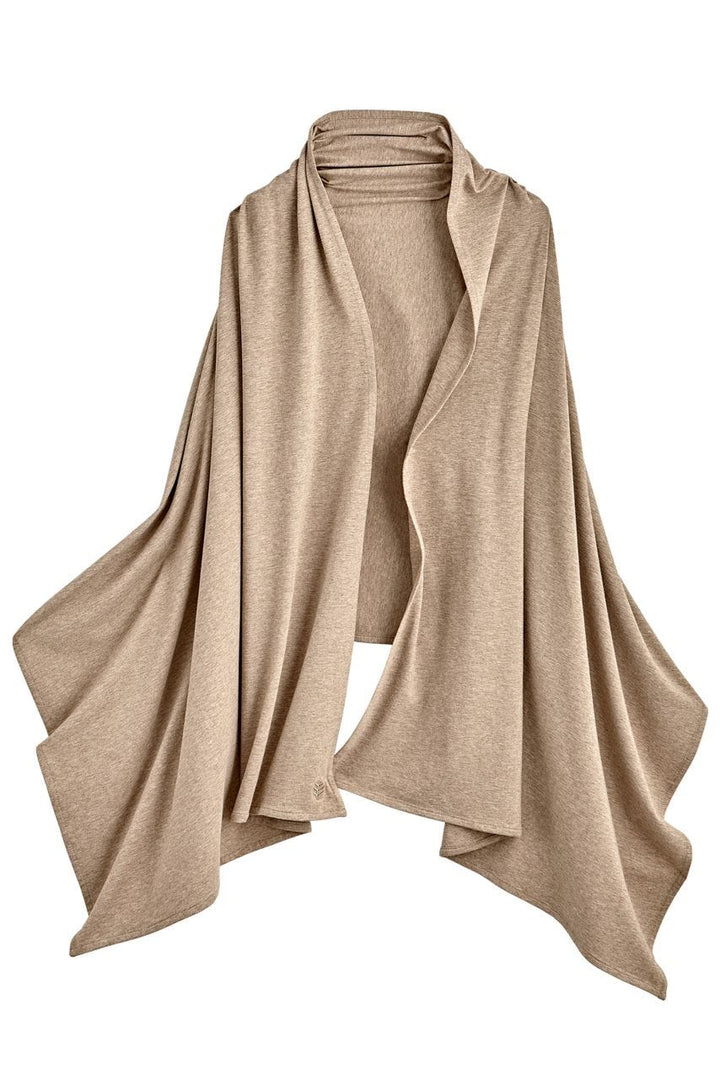 Women's Sanibel Everyday Beach Shawl | Dark Taupe Heather