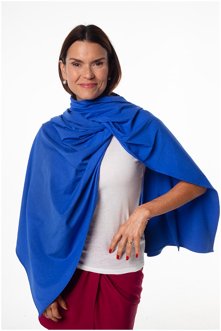 Women's Sanibel Everyday Beach Shawl | Baja Blue