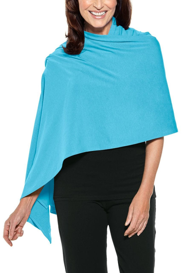 Women's Sanibel Everyday Beach Shawl | Aruba Blue