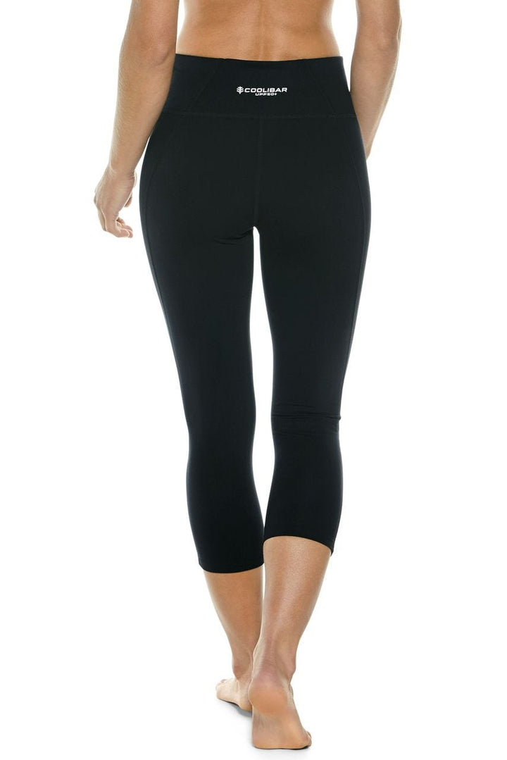 Women's High-Rise Asana Yoga Capris | Black