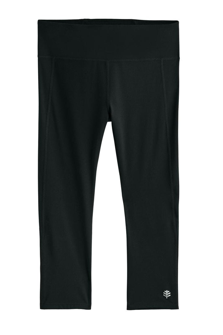 Women's High-Rise Asana Yoga Capris | Black