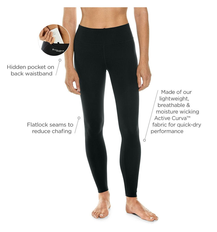 Women's High-Rise Asana Yoga Leggings | Black