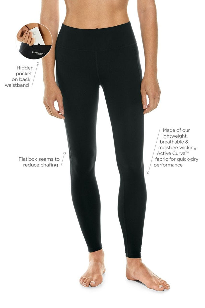 Women's High-Rise Asana Yoga Leggings | Black