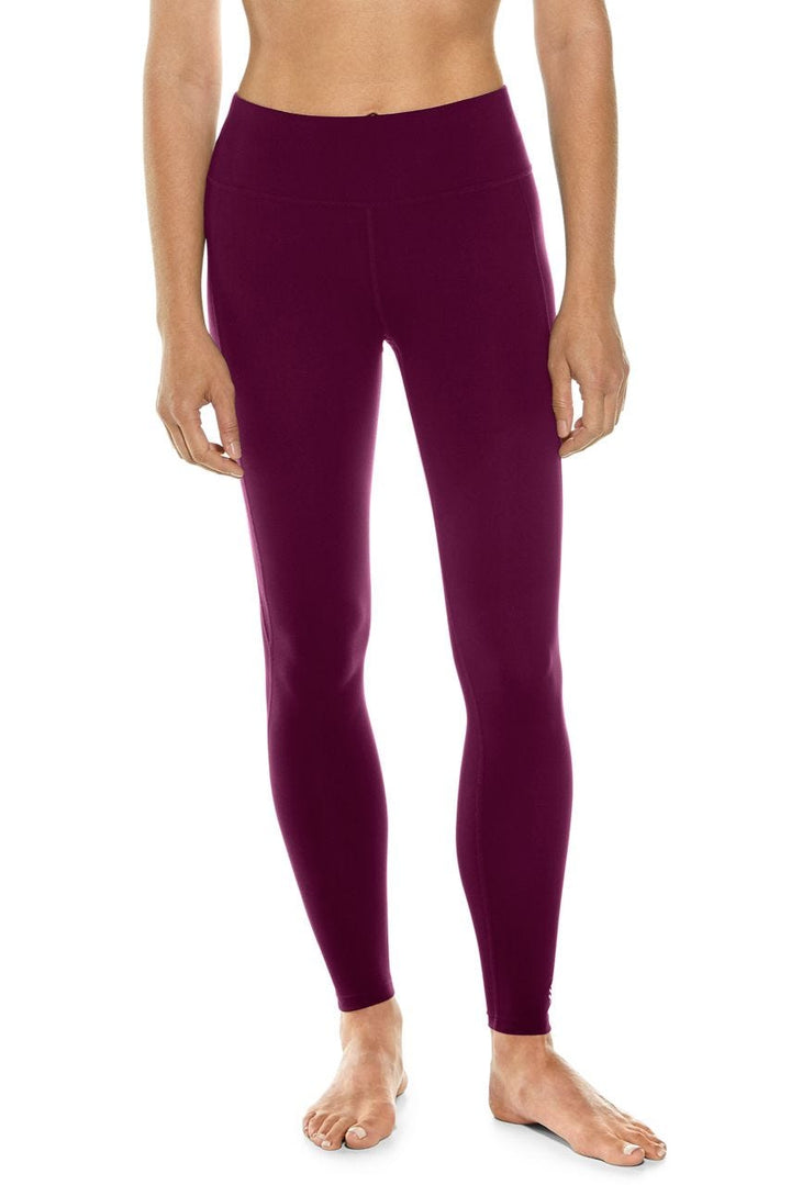 Women's High-Rise Asana Yoga Leggings | Plum