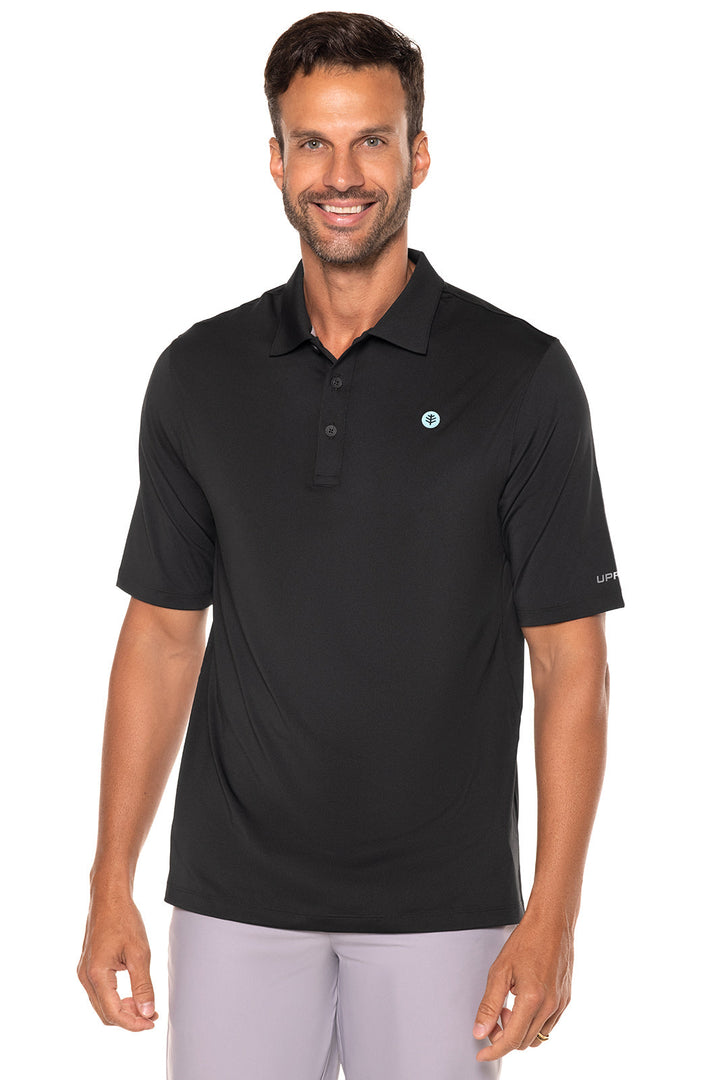 Men's Erodym Short Sleeve Golf Polo | Black