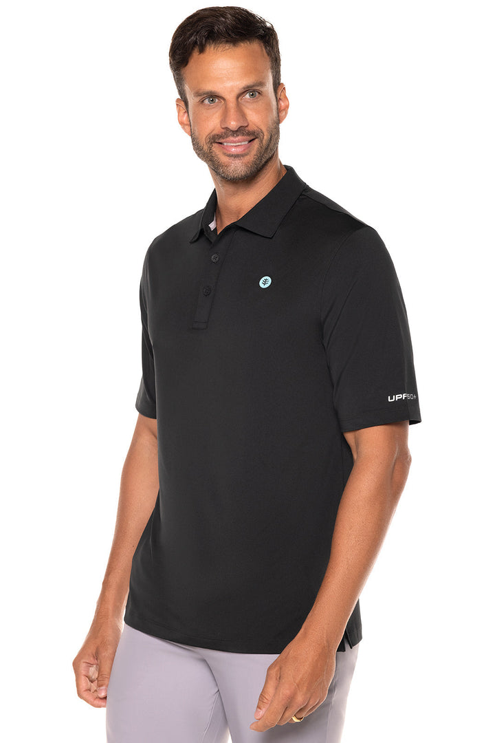 Men's Erodym Short Sleeve Golf Polo | Black