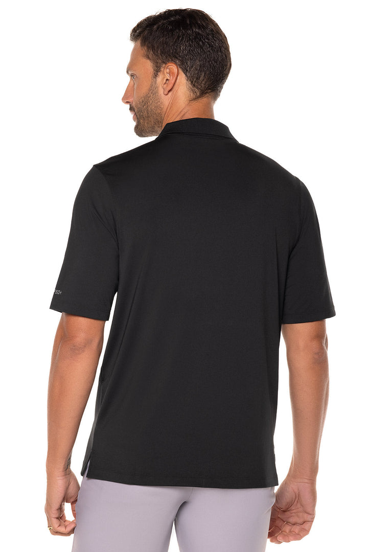 Men's Erodym Short Sleeve Golf Polo | Black