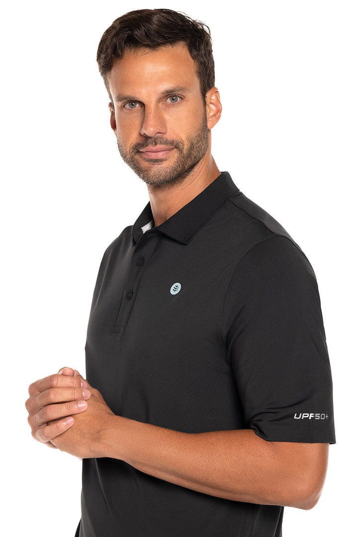 Men's Erodym Short Sleeve Golf Polo | Black