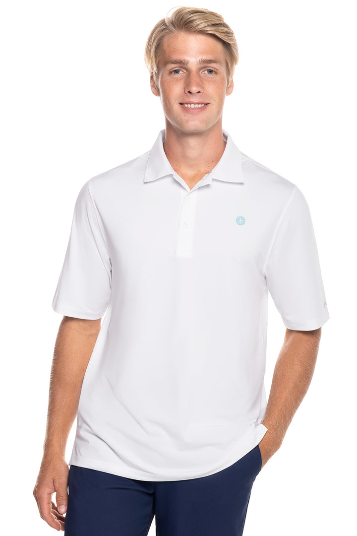 Men's Erodym Short Sleeve Golf Polo | White