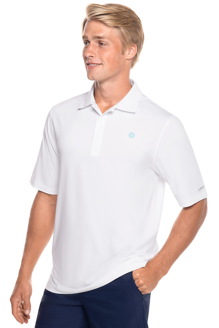 Men's Erodym Short Sleeve Golf Polo | White