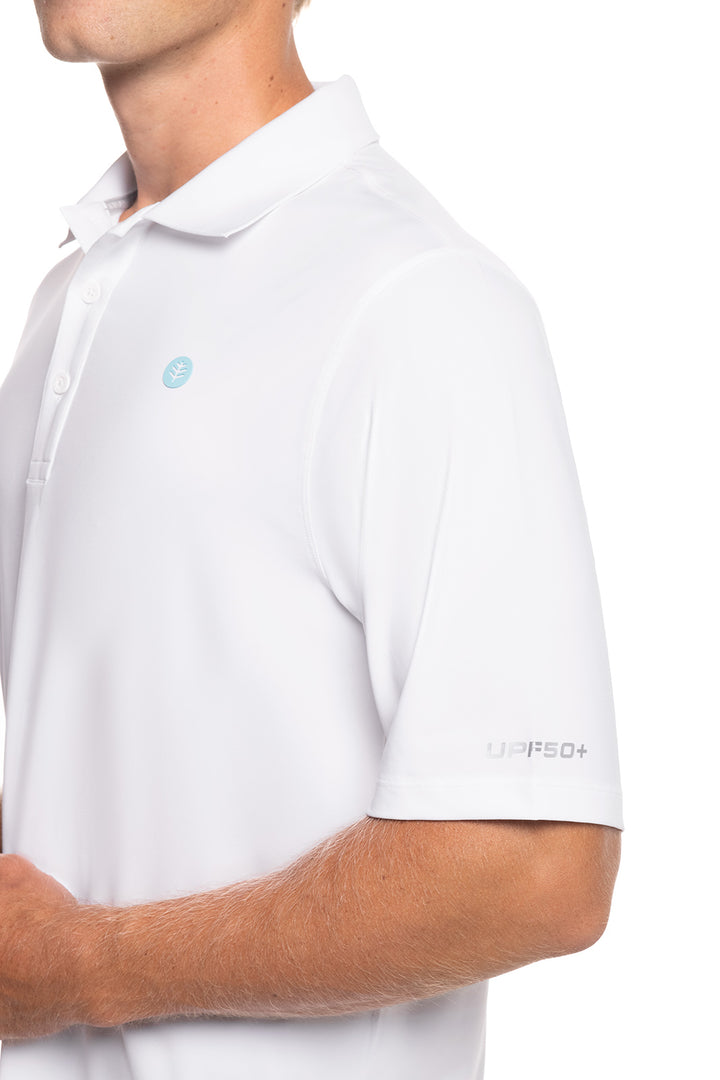 Men's Erodym Short Sleeve Golf Polo | White