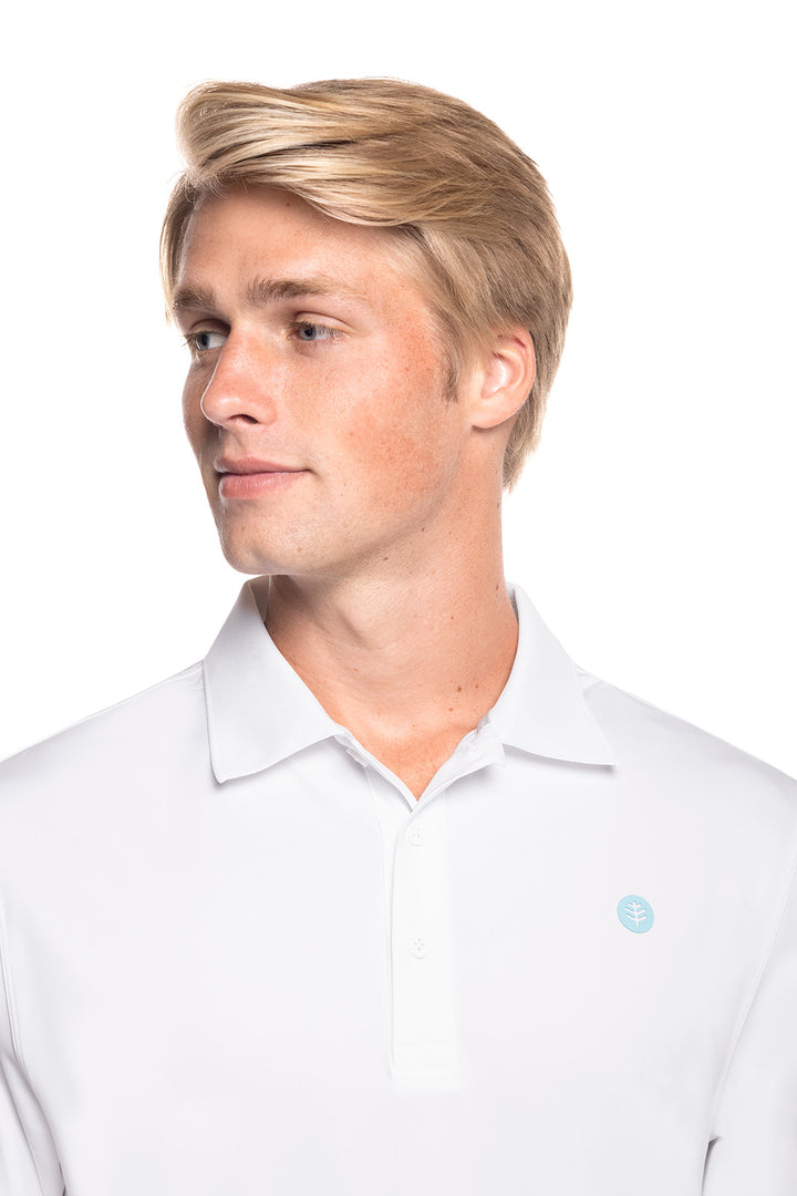 Men's Erodym Short Sleeve Golf Polo | White