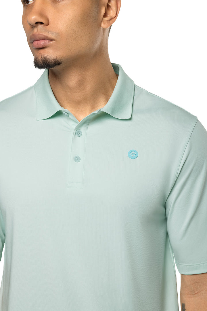 Men's Erodym Short Sleeve Golf Polo | Misty Aqua