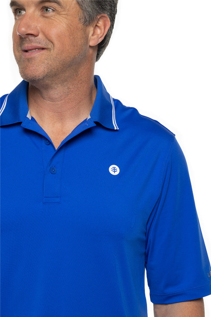 Men's Erodym Short Sleeve Golf Polo | Baja Blue