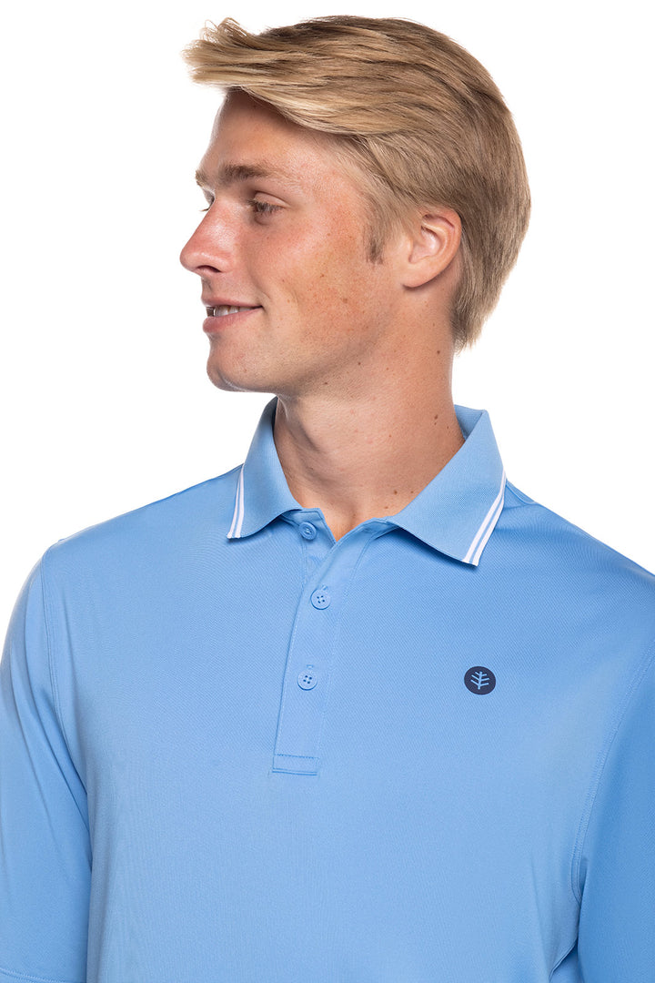 Men's Erodym Short Sleeve Golf Polo | Clear Sky Blue