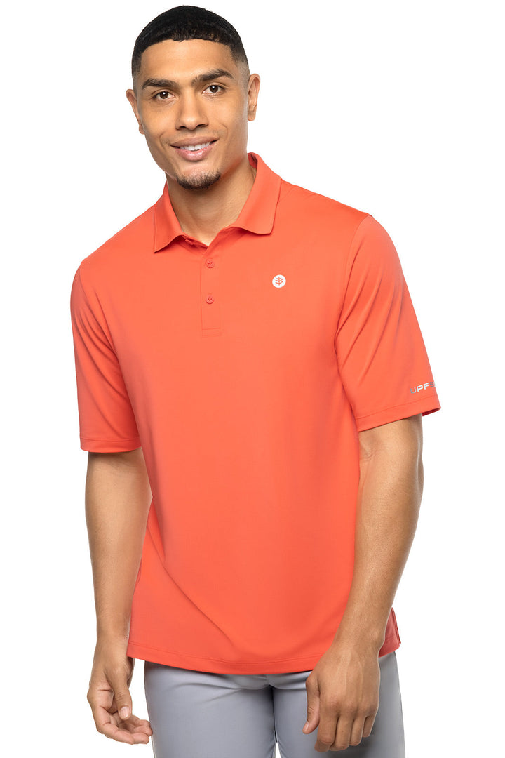 Men's Erodym Short Sleeve Golf Polo | Vivid Coral