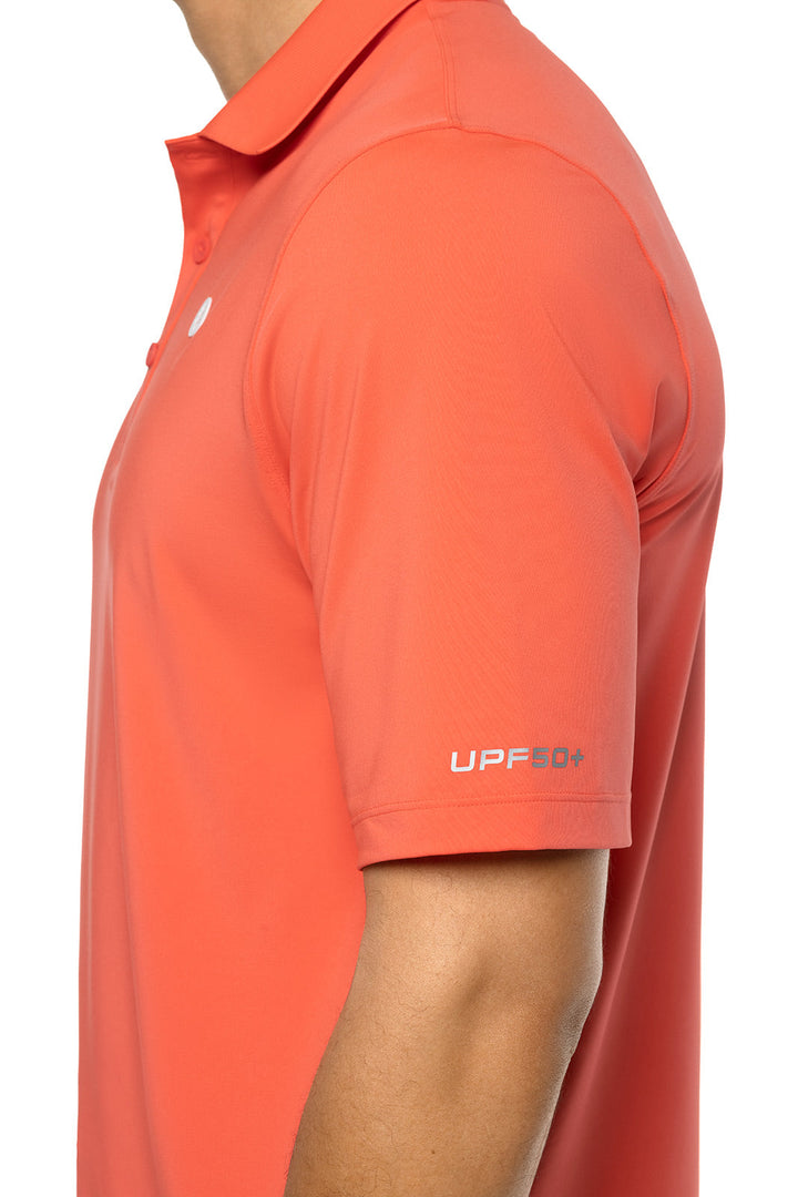 Men's Erodym Short Sleeve Golf Polo | Vivid Coral